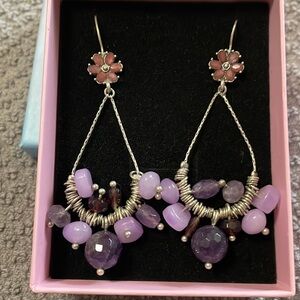 Sterling Silver Beaded Earrings